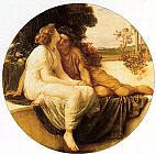 Lord Frederick Leighton Acme and Septimus painting